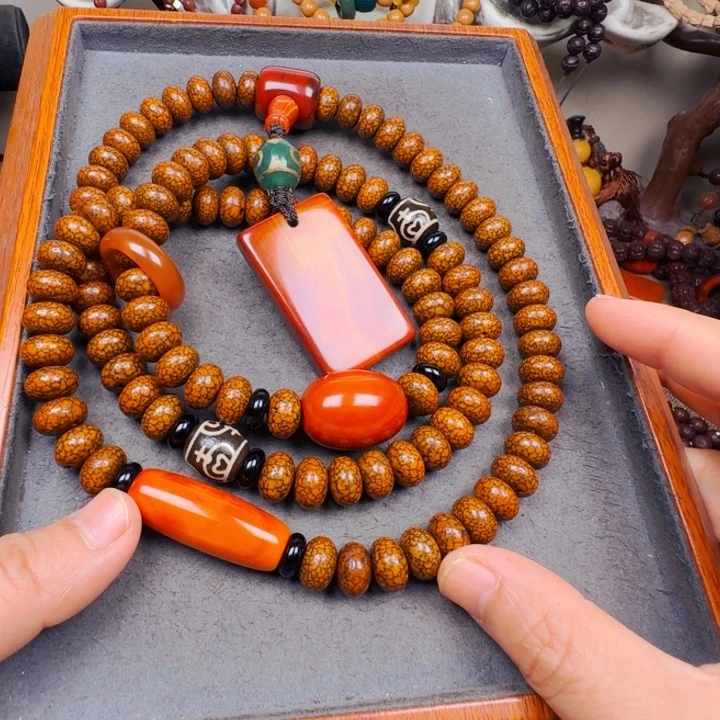 冰****星月菩提吊坠脖挂