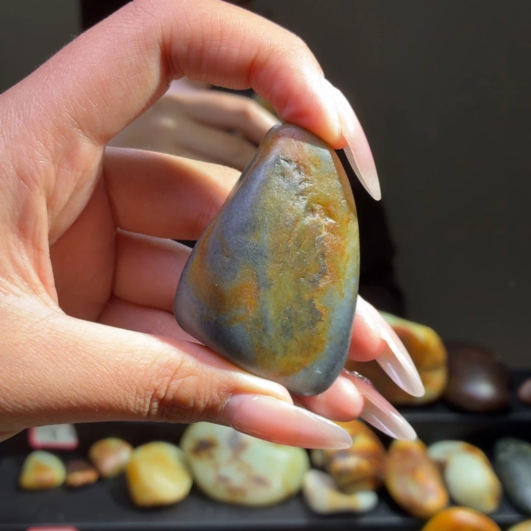 和田玉未镶嵌挂件86.8