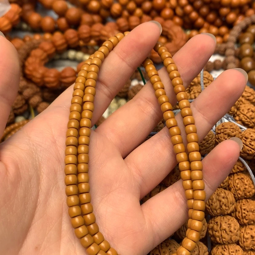 橄榄核核尖脖挂5mm小手串天然橄榄核尖手串