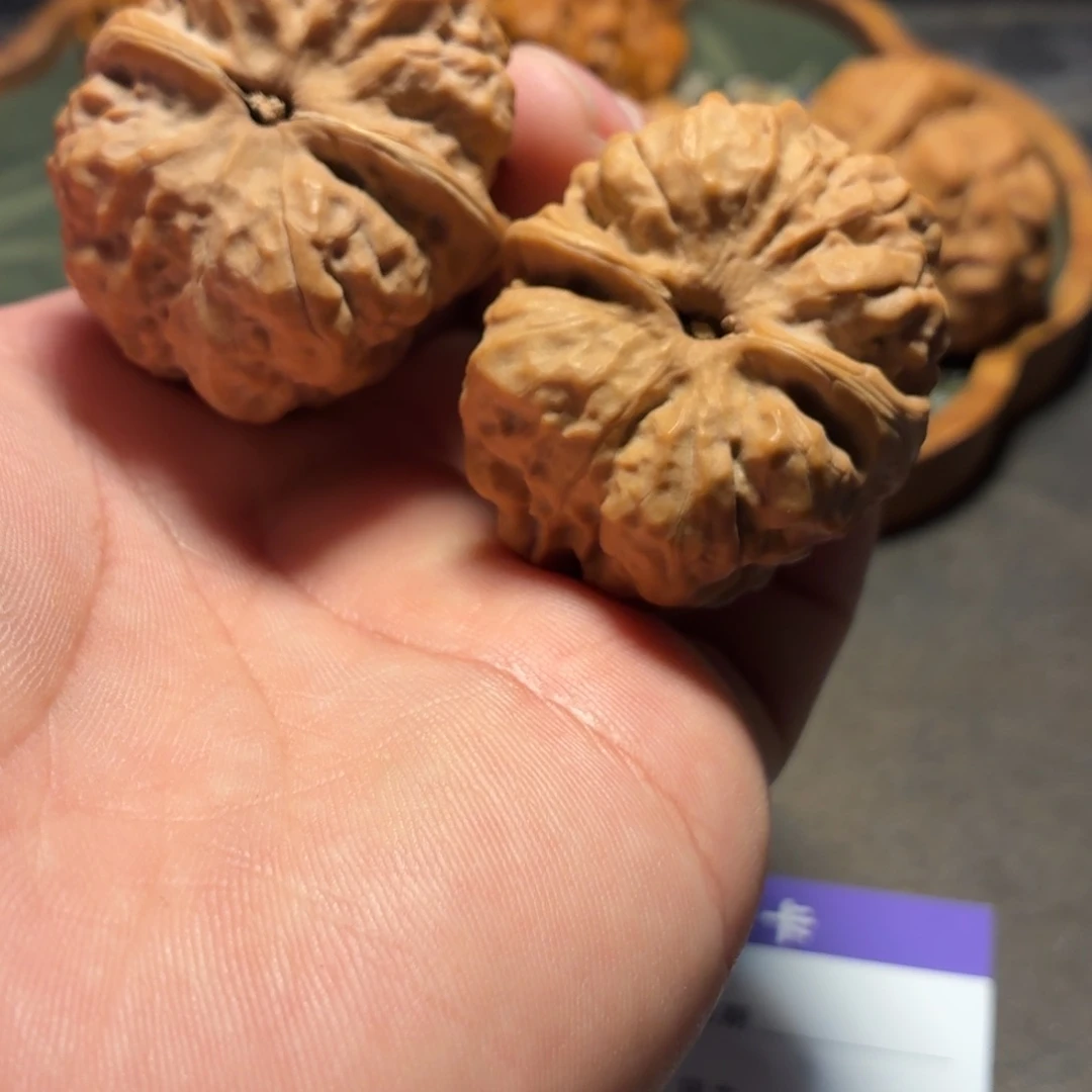 坦***途文玩核桃把件蛤蟆头A38