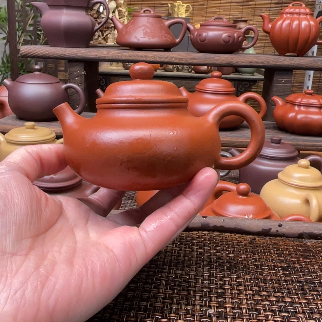 紫砂茶壶宜兴原矿紫矿紫砂手工制全155