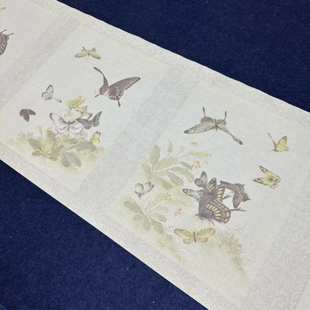 【纳米清代顾琦玉耋算京垓册图长卷】大风堂纳米半生熟书法宣纸