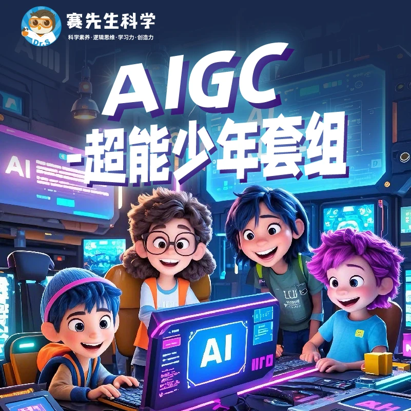 赛先生科学 AIGC超能少年实验套组
