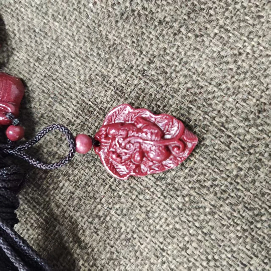 含辰砂工艺品NX588经典朱砂饰品