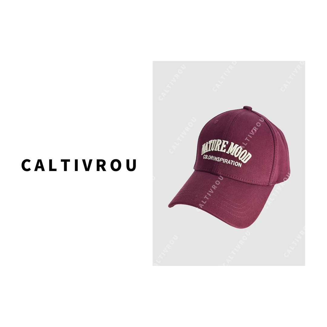 【蕊蕊】时髦字母刺绣显脸小鸭舌帽-S17299