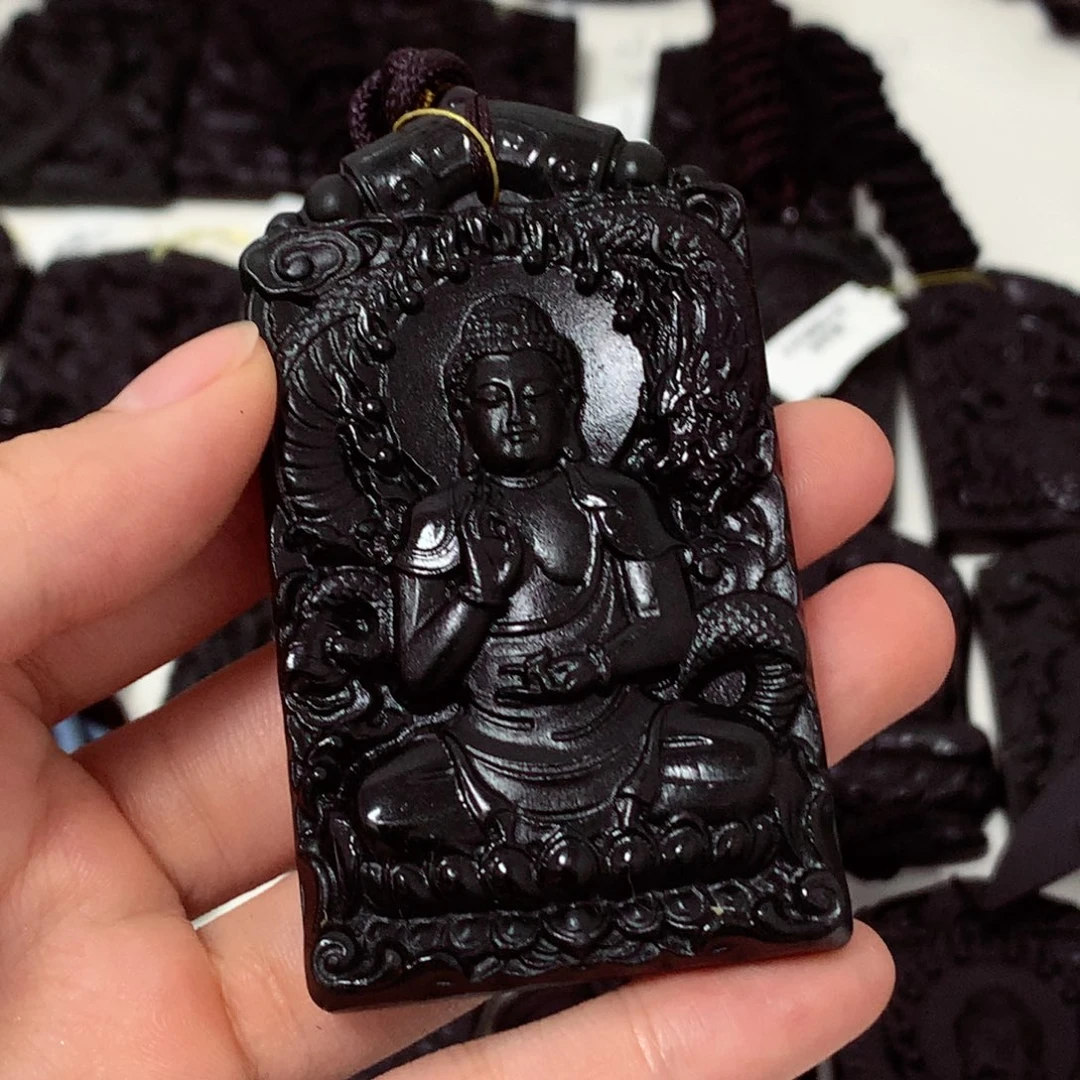 天然a货钢琴黑挂件