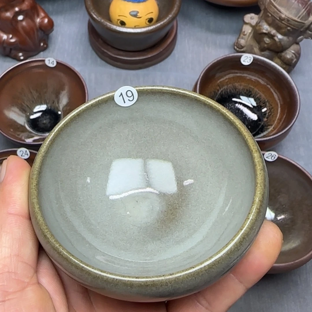 雨***行茶盏印春堂柴烧建盏