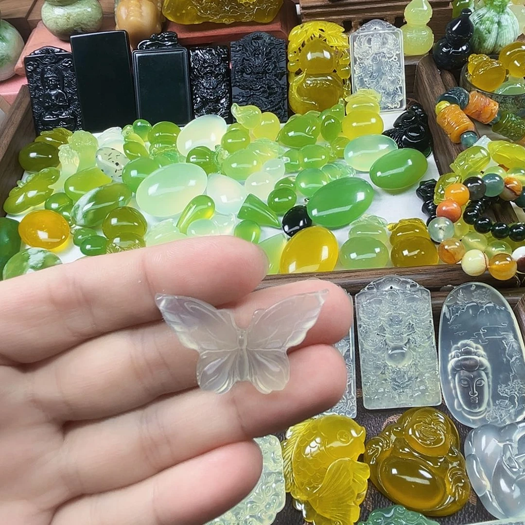 岫玉未镶嵌吊坠(不含链)