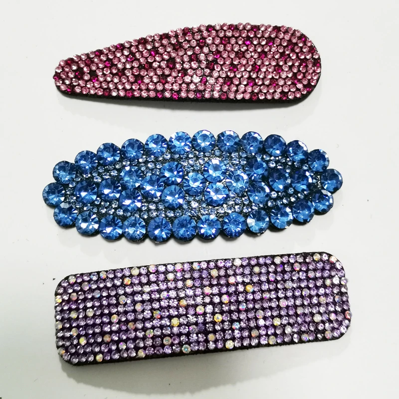 水钻BB发饰发夹侧边夹刘海头饰后脑勺夹边发卡掰掰夹饰品碎发夹