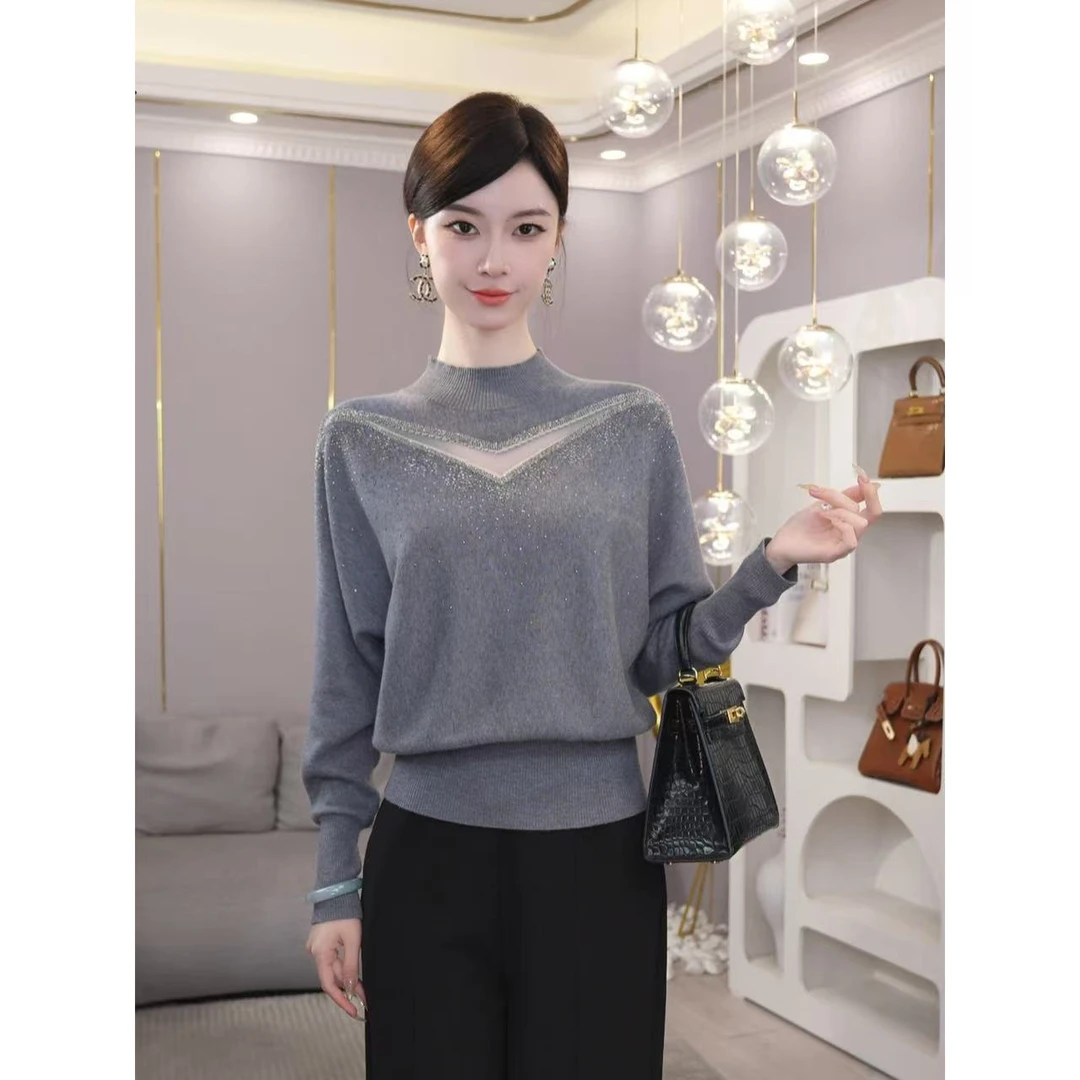 2025秋冬季新款爆款【TN-40】含绵羊毛老钱风软糯打底针织衫毛衣女