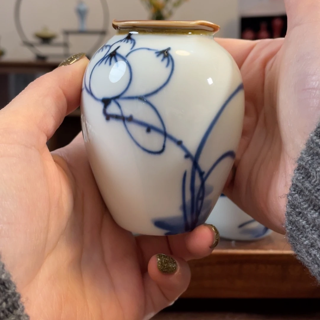 瓷片陶瓷花瓶小摆件