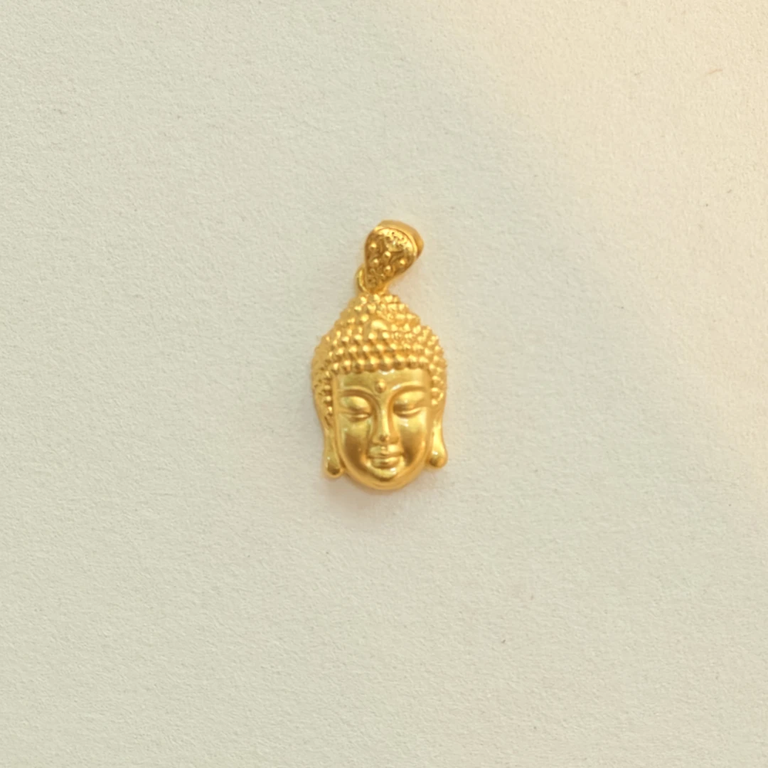 合金吊坠 X18合金古法佛头吊坠0068