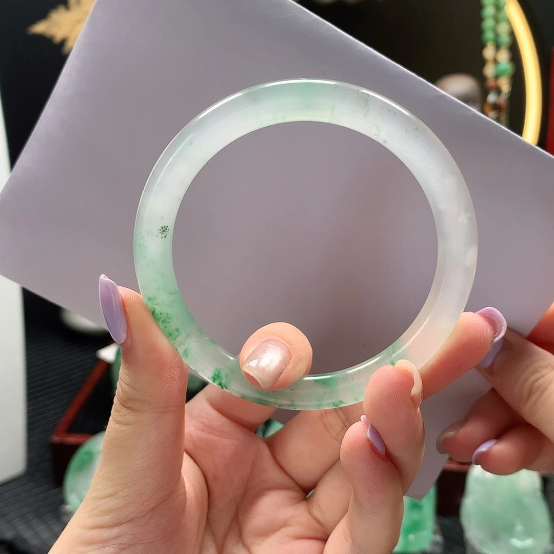 石英质玉手镯5657未镶嵌