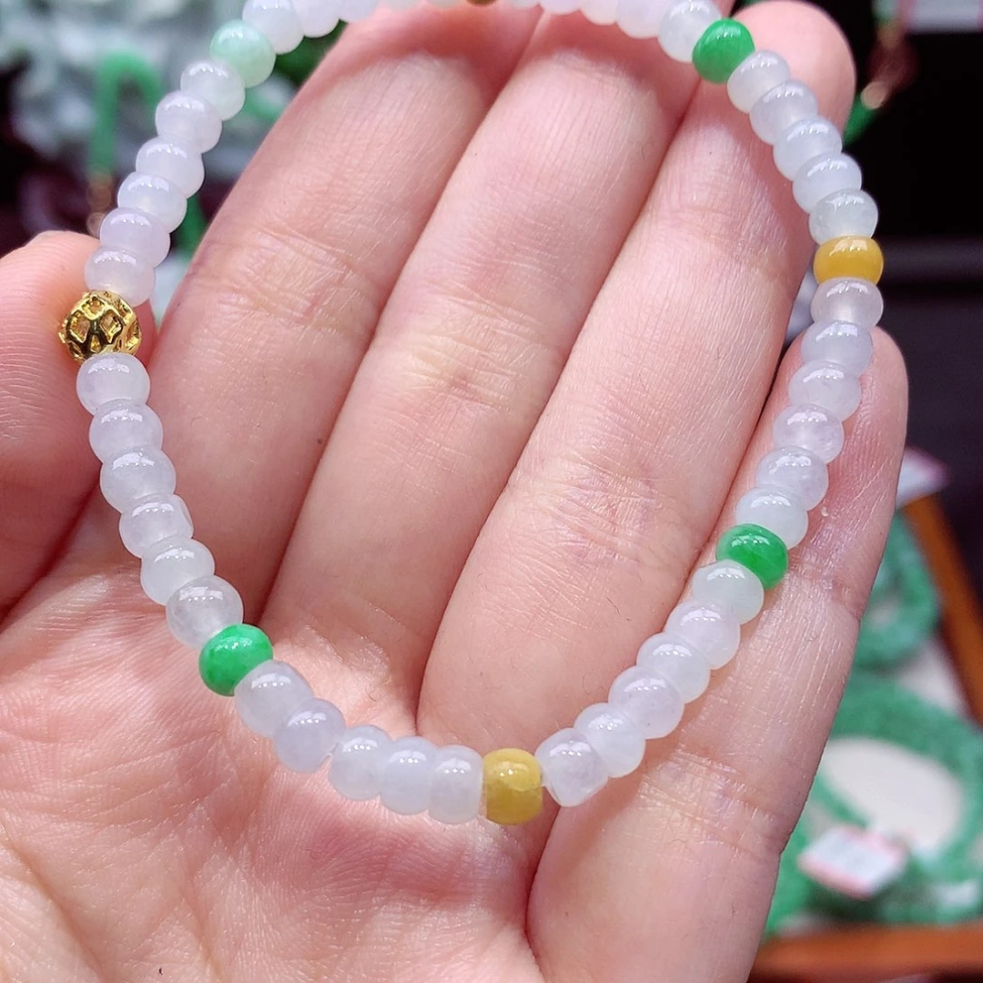 翡翠未镶嵌手链翡翠