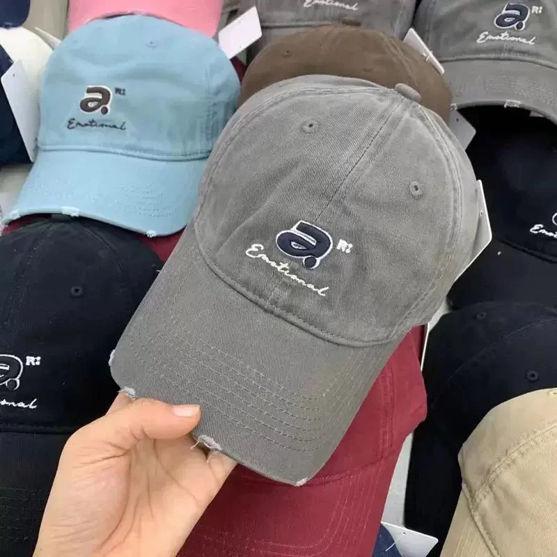 早秋新款高品质a字母刺绣棒球帽软顶帽子时尚百搭韩鸭舌帽男女潮