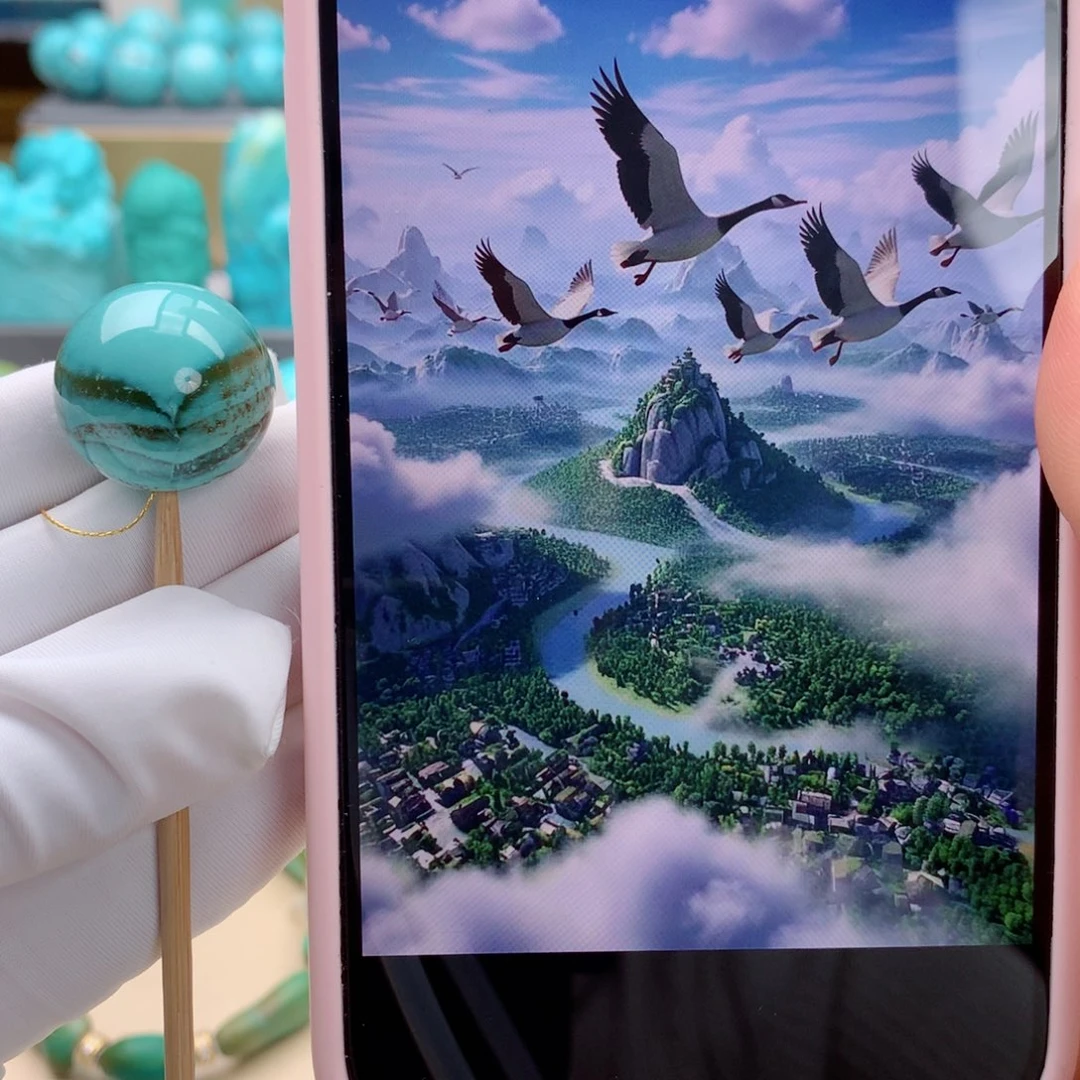 未镶嵌绿松石挂件