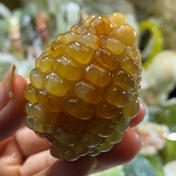 岫玉未镶嵌岫玉手把