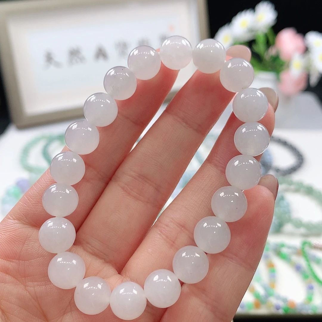 翡翠未镶嵌手链手链9.3mm