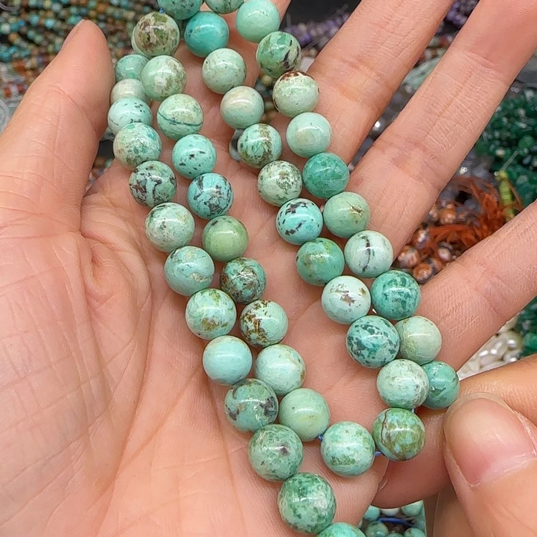 玛瑙/玉髓合金珠宝半成品秘鲁8mm一条