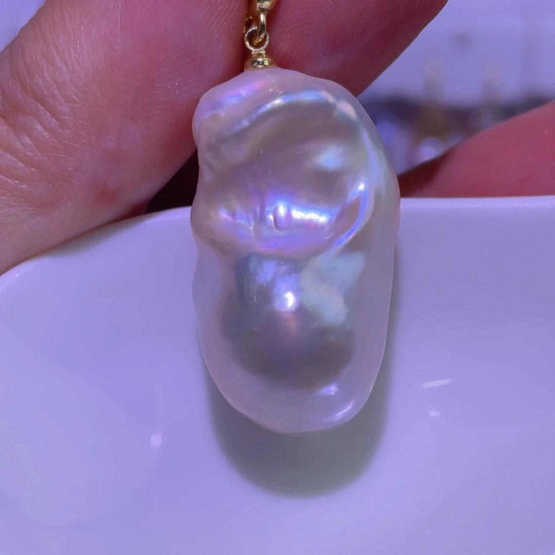 天然淡水珍珠吊坠淡水珍珠未镶嵌