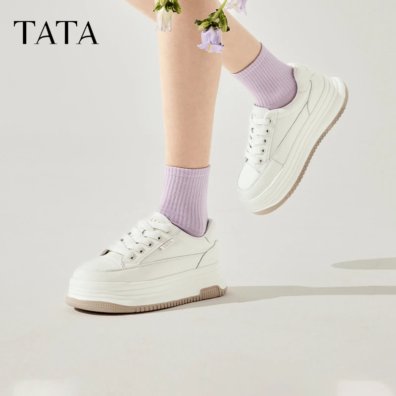 TATA/他她香芋泡芙厚底圆头休闲DWBX1AM4/WL801BM4