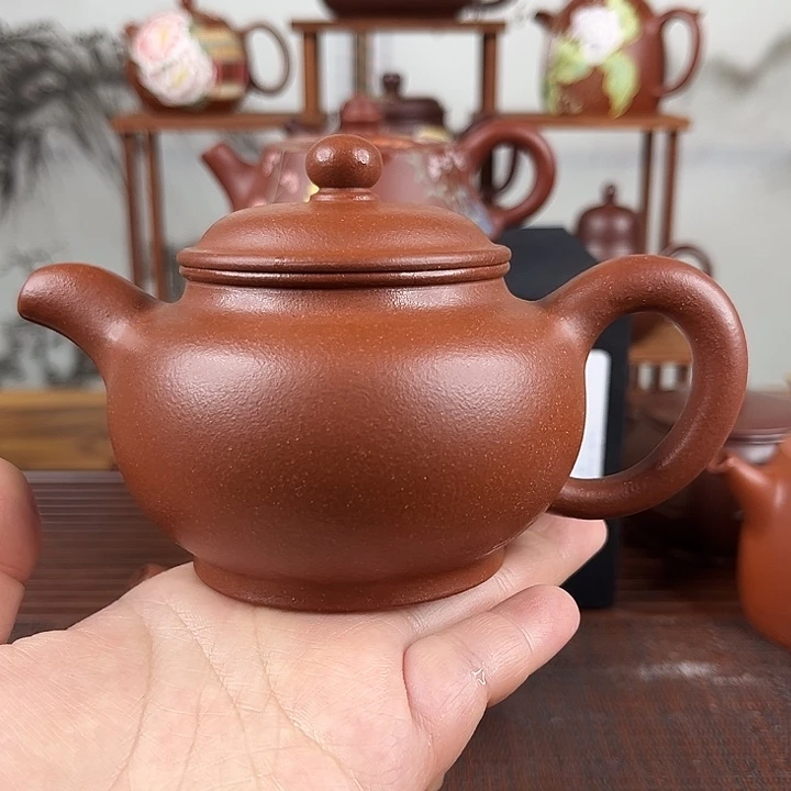 流***雪紫砂茶壶原矿紫砂