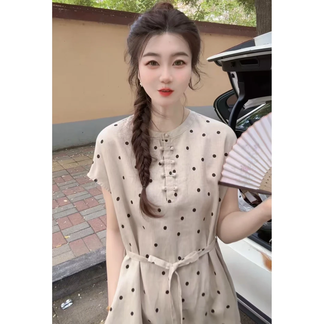 『萤火心动Y』设计显瘦百搭时尚连衣裙30538