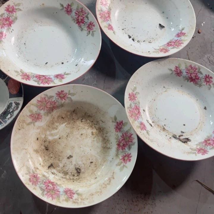 瓷片?**?景德镇陶瓷四个