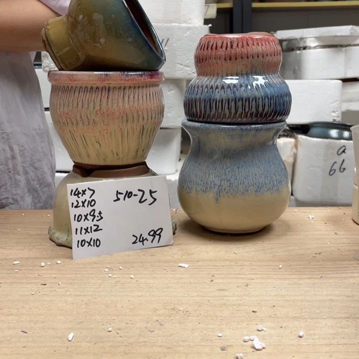 紫砂花盆多肉花盆微瑕25