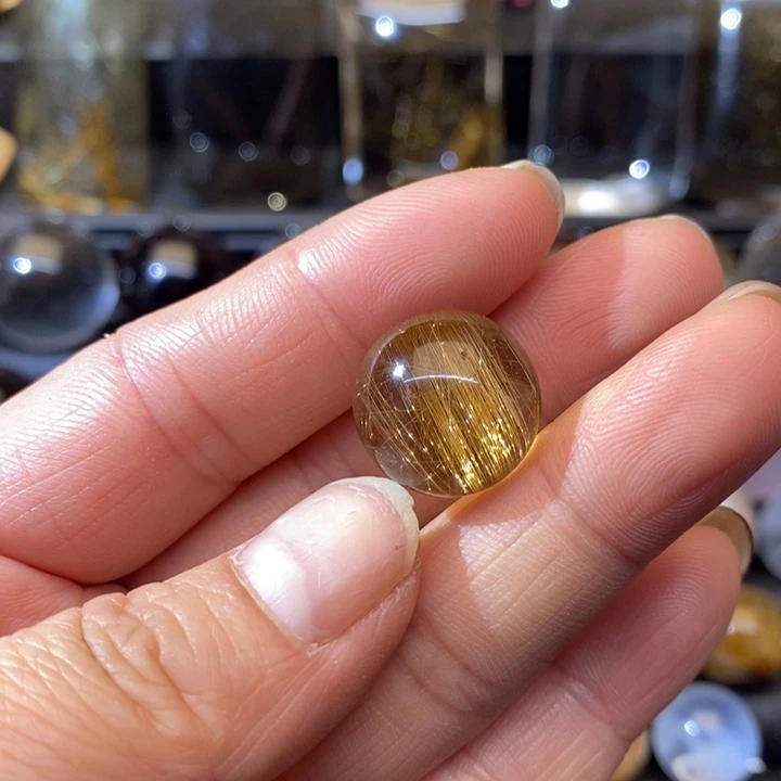 【闪购商品】水晶发晶单珠未镶嵌➻****伦