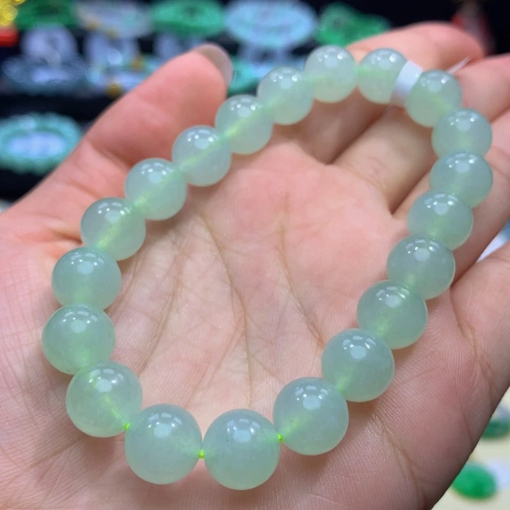 翡翠手链未镶嵌雨*翡翠