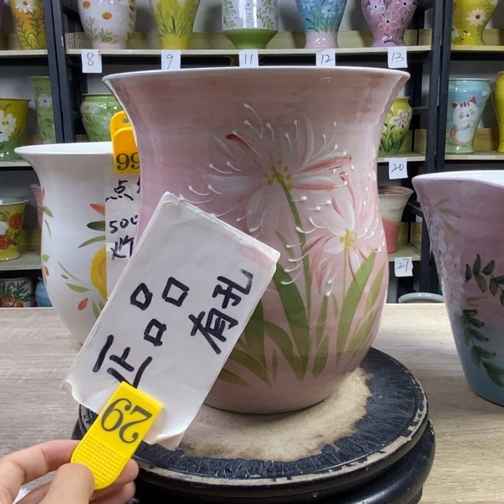 景德镇高温陶瓷花盆
