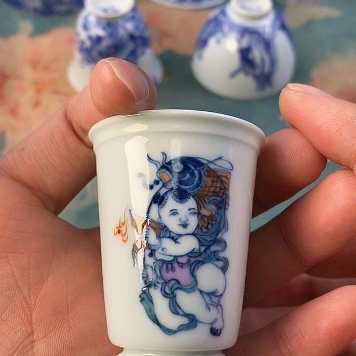 杯现代景德镇全手工全手绘茶具1688888