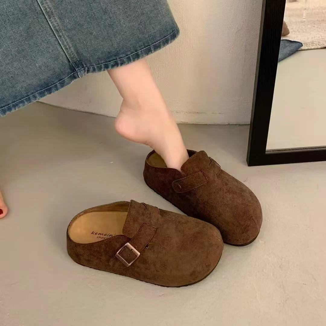 Y T原创（卡皮巴拉厚底勃肯鞋包头半拖鞋外穿新款夏季一脚蹬）2689