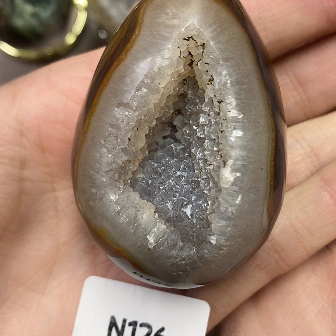 玛瑙/玉髓未镶嵌天然玛瑙龙蛋