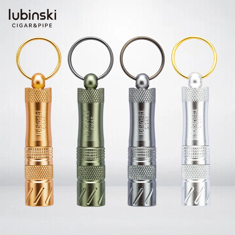LUBINSKI鲁宾斯基多功能开孔器9mm带通针持灰器烟托便携式雪茄钻