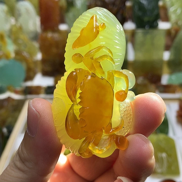 蛇纹石玉未镶嵌珠宝半成品