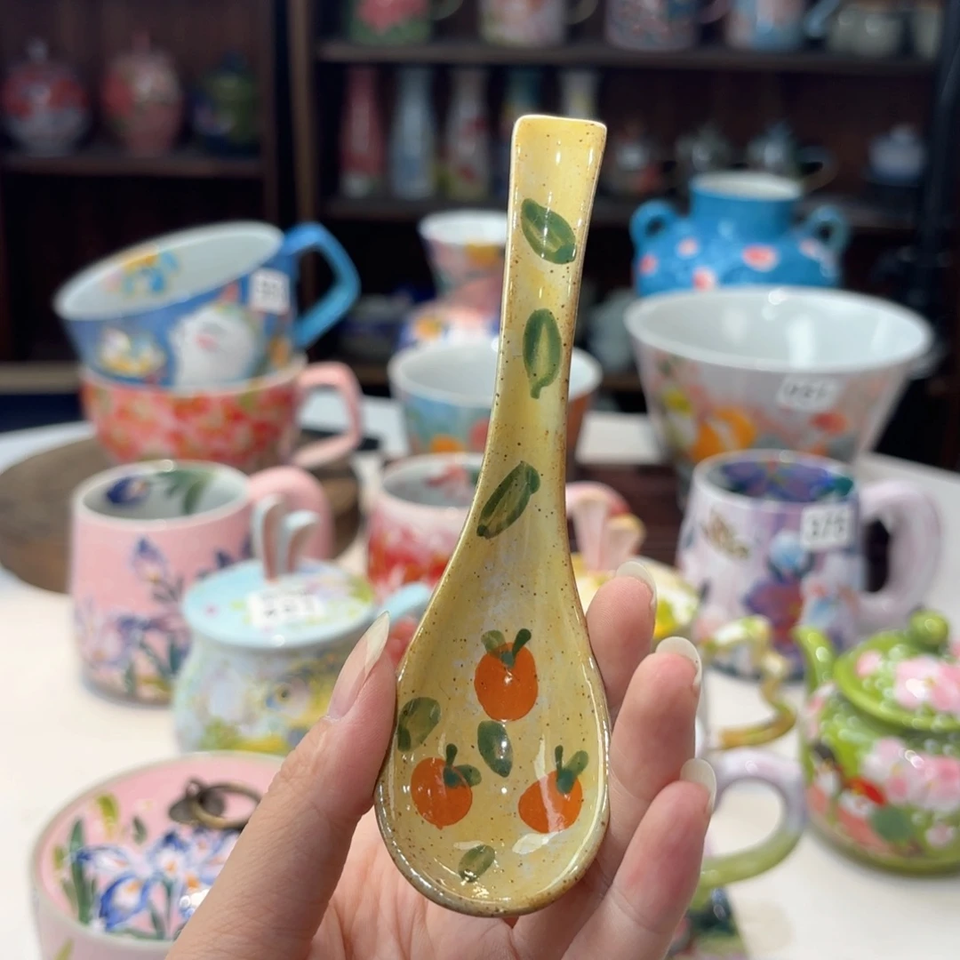 景德镇手绘高温釉下彩陶瓷茶具