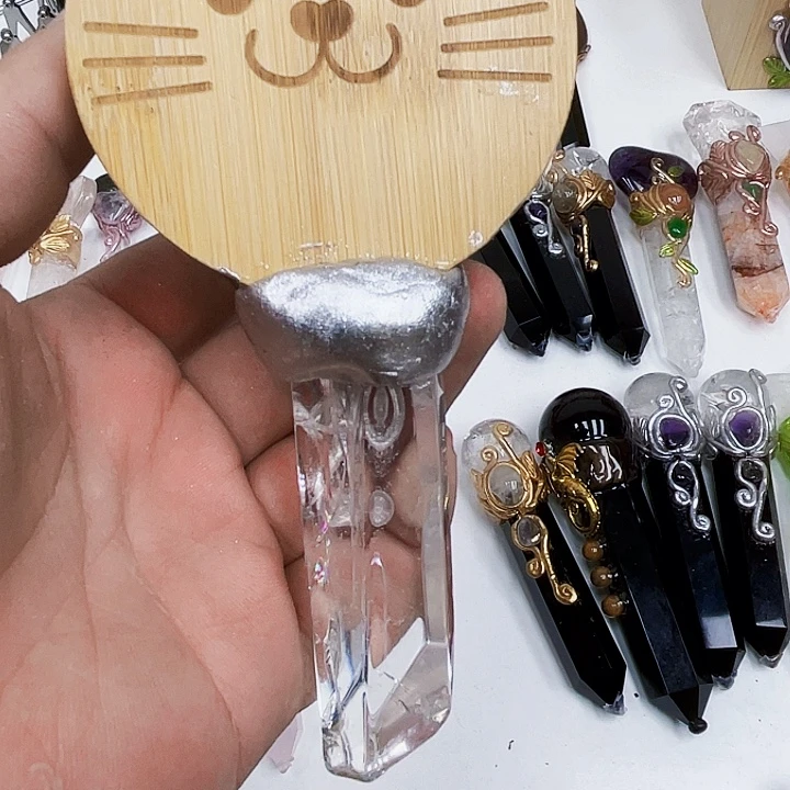 欧***曦未镶嵌摆件紫晶水晶