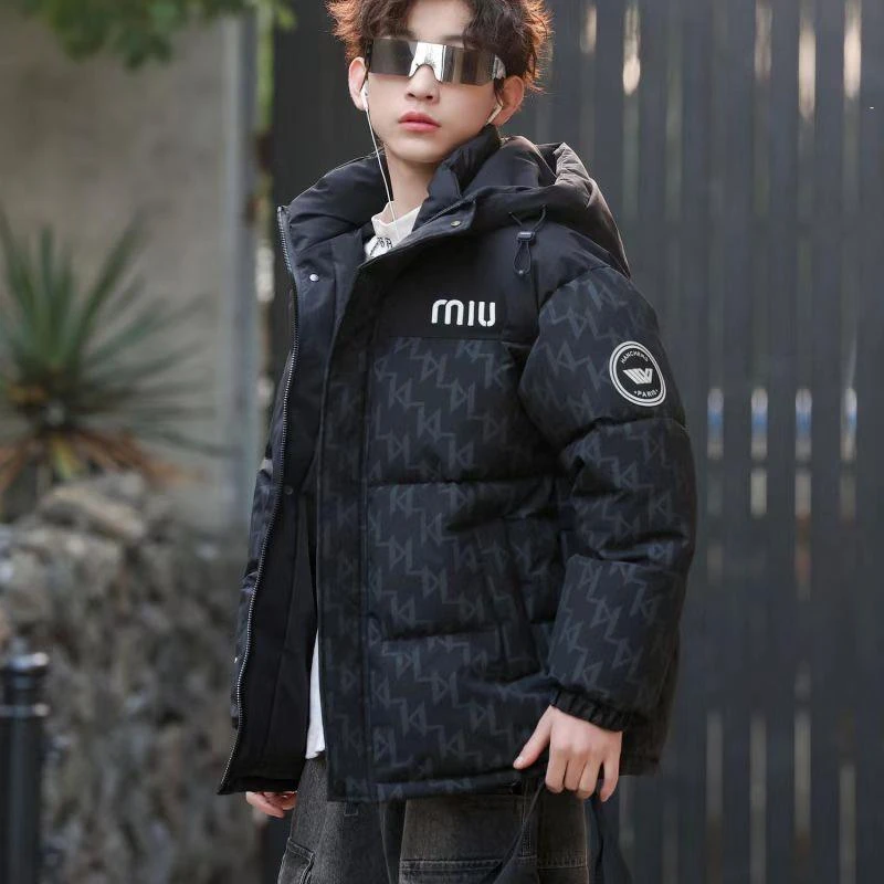 万达撤柜男童服2026新款儿童冬装加厚衣中大童男孩冬季袄外套