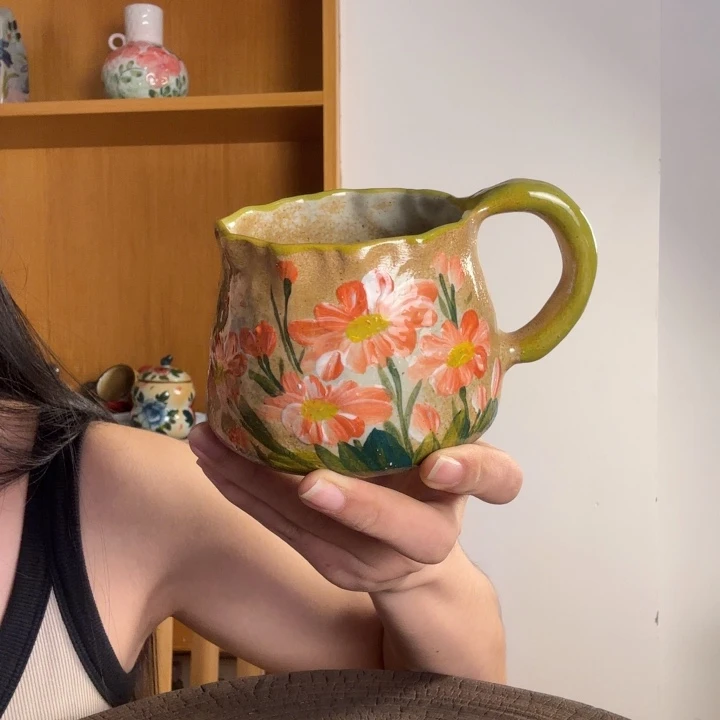 手捏手绘景德镇陶瓷