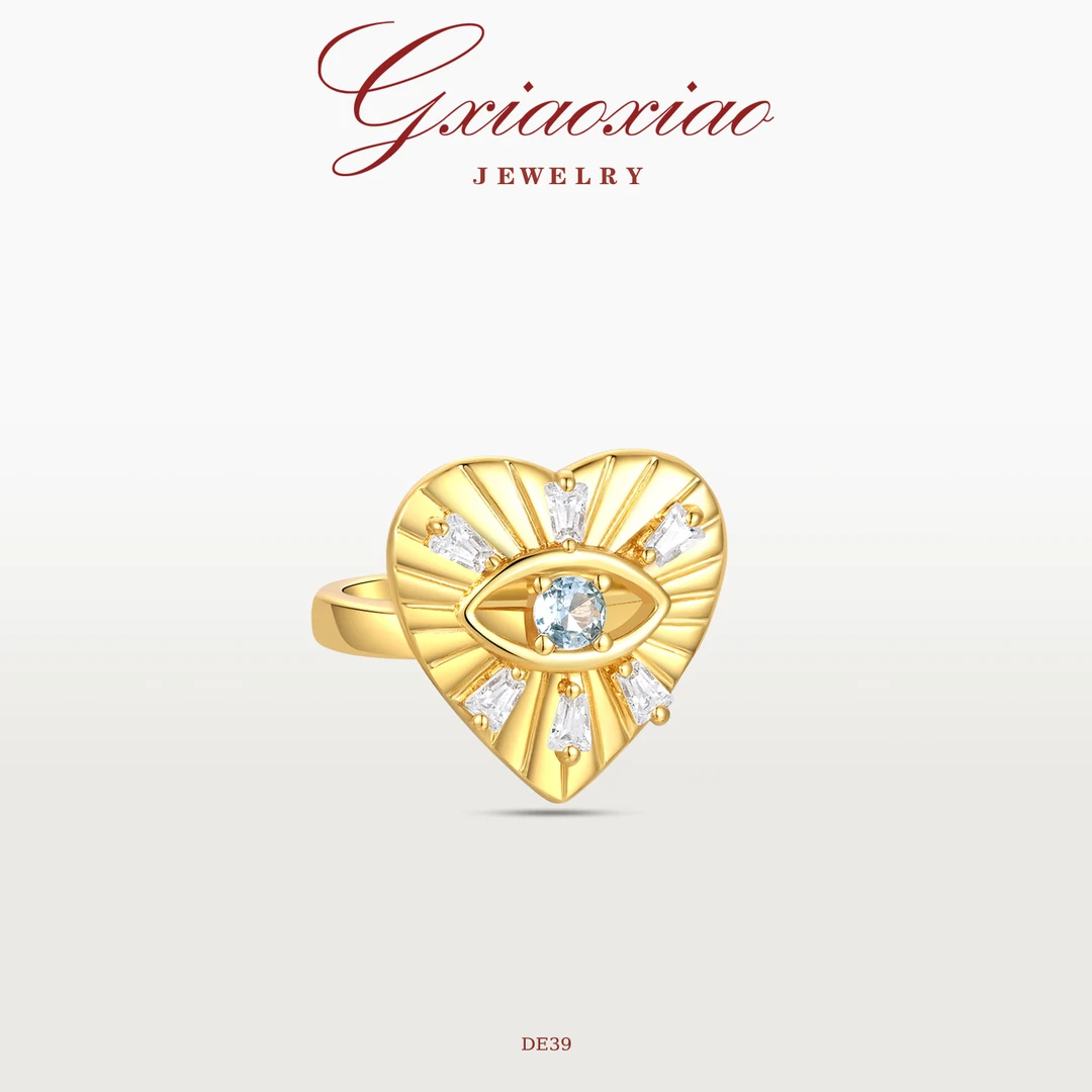 G XIAOXIAO耳饰 【恶魔之眼】法式高级百搭耳夹 DE39新年礼物