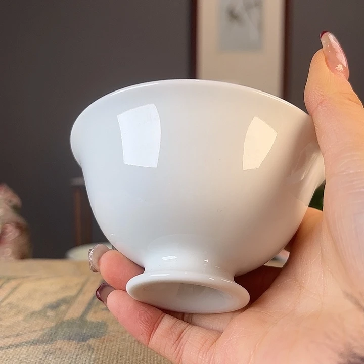 摆件景德柴烧茶杯多人