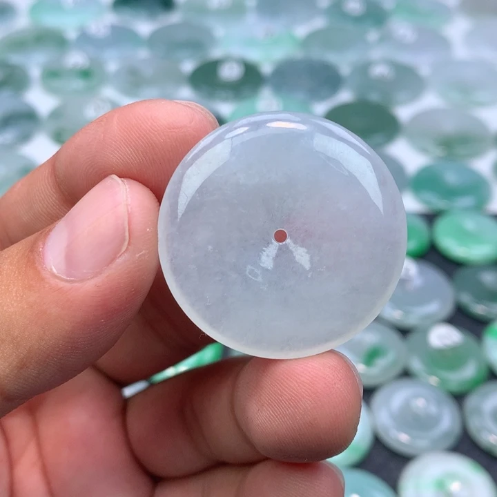 颈饰未镶嵌翡翠缅甸天然A货翡翠34.2-5.8