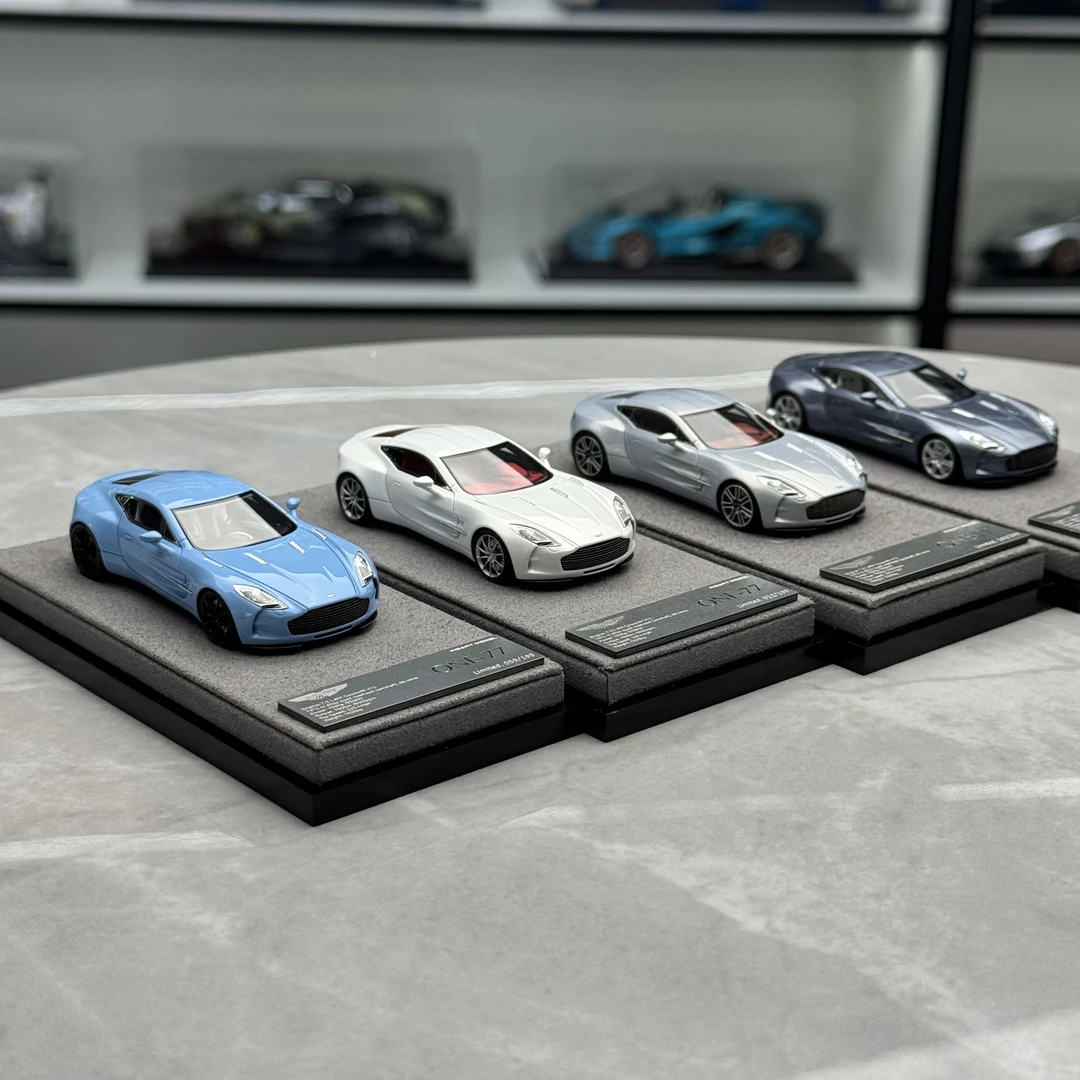 现货 FIGART 1:64 阿斯顿马丁ONE-77 ASTON 限量树脂汽车模型