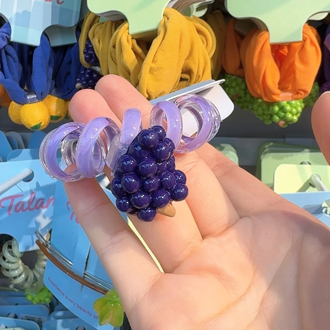 布艺铁合金紫葡萄大电