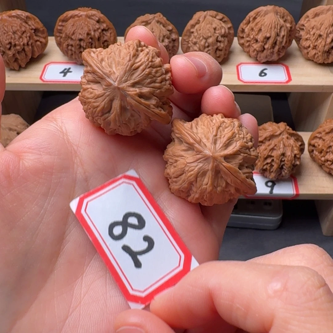 文玩核桃把件全品37尺磨盘