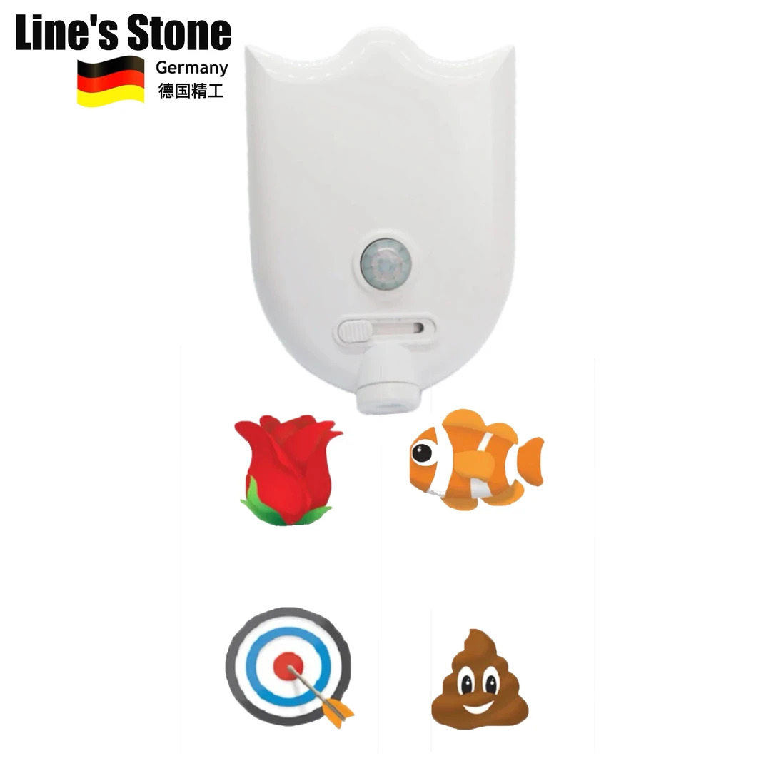 适用TOTO马桶射灯厕所氛围投影灯led智能人体感应卡通图案投影