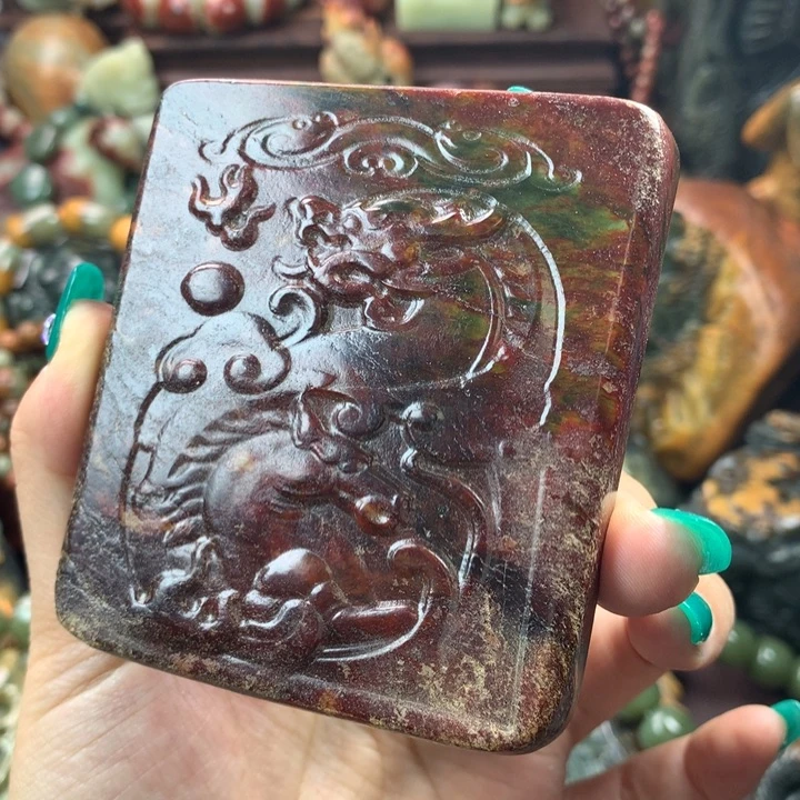 岫岩河磨玉（透闪石质玉）把件未镶嵌