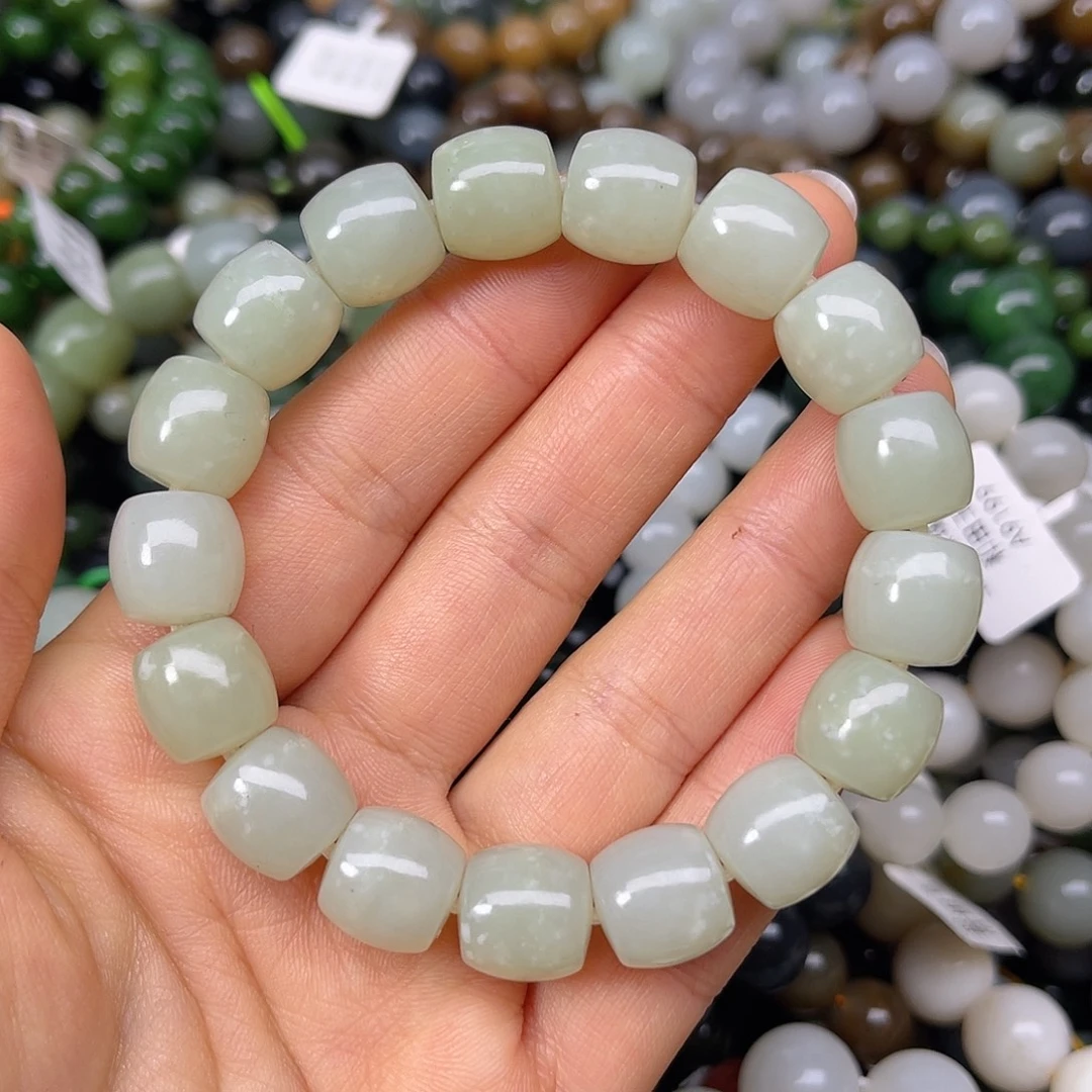 和田玉未镶嵌手链